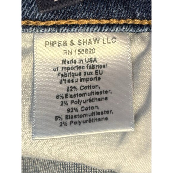 VERONICA BEARD Beverly Skinny Flare High Rise Jeans Bright Blue Wash Denim 29x31 - Picture 9 of 14